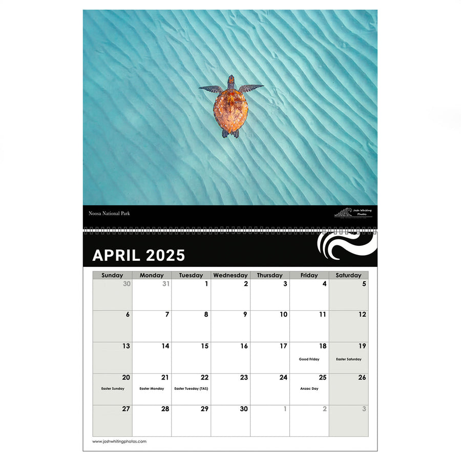 2025 Sunshine Coast Wall Calendar