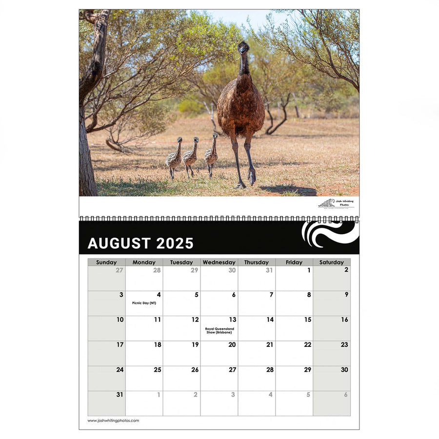 2025 Australian Travel Calendar