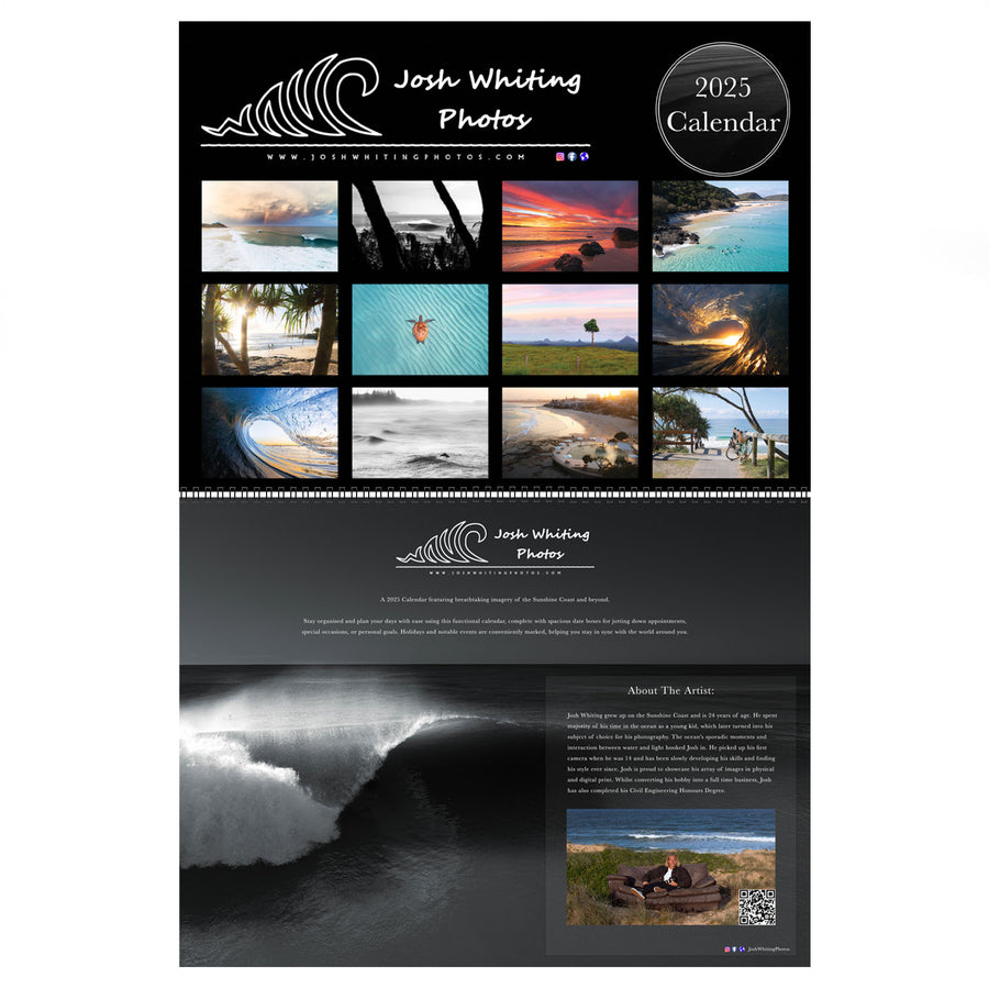 2025 Sunshine Coast Wall Calendar