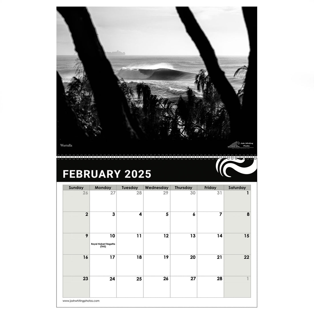 2025 Sunshine Coast Wall Calendar