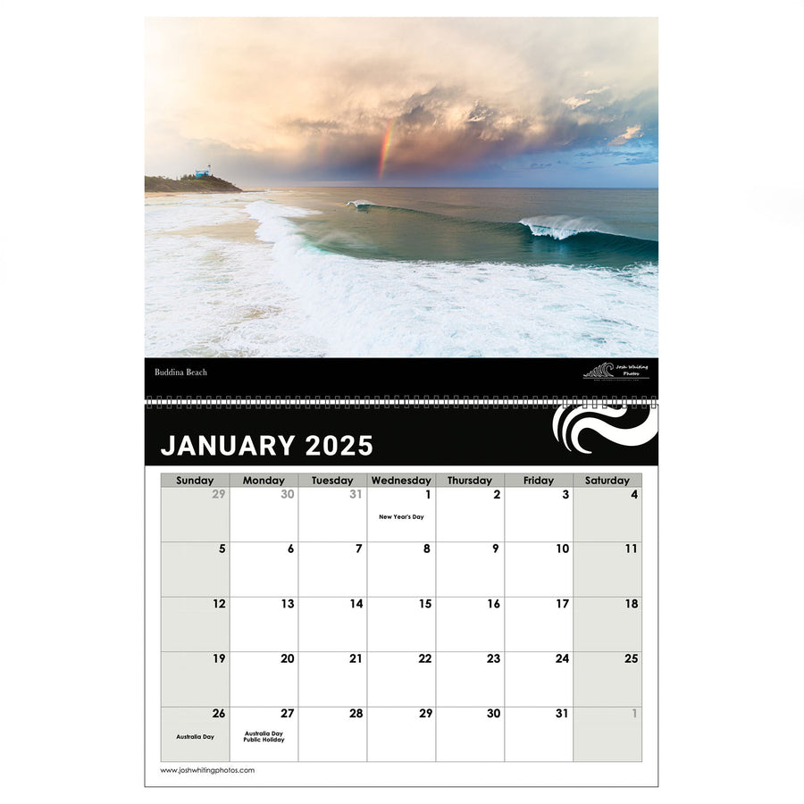 2025 Sunshine Coast Wall Calendar