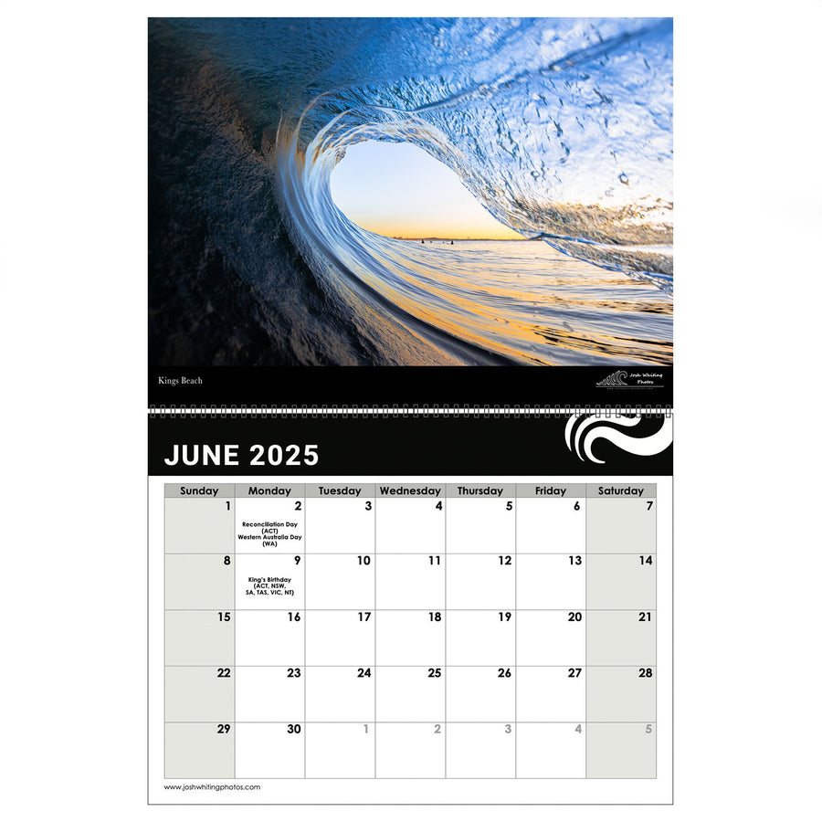 2025 Sunshine Coast Wall Calendar