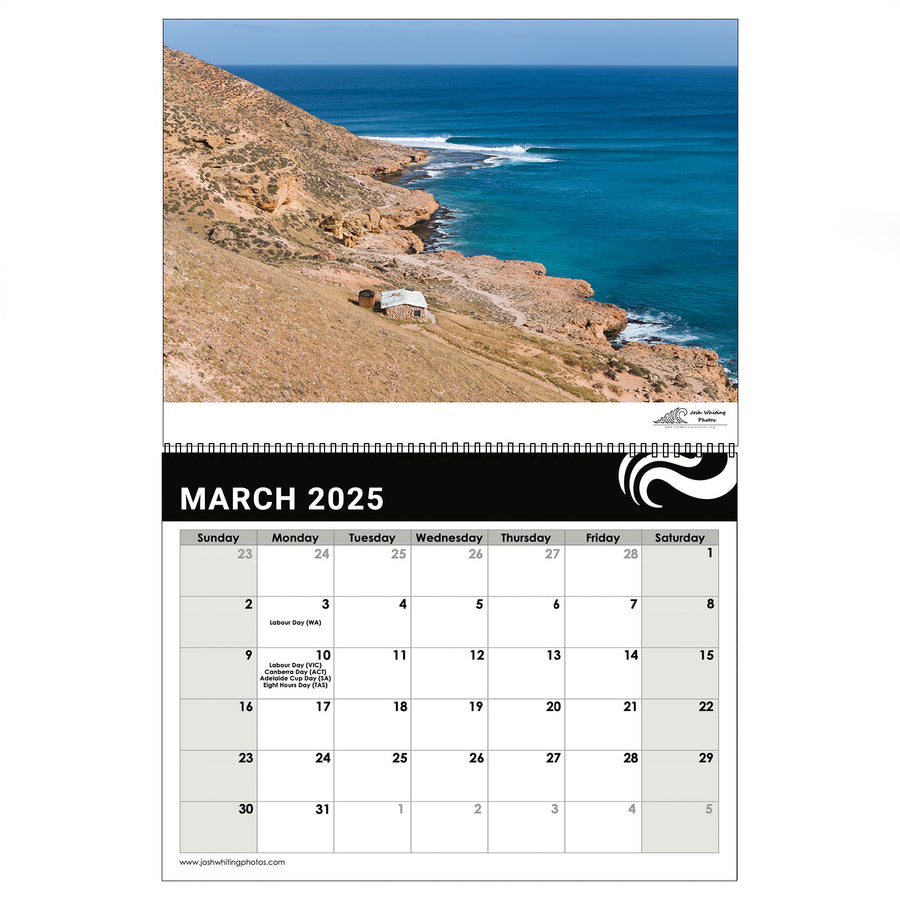 2025 Australian Travel Calendar