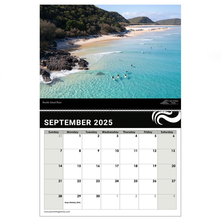 2025 Sunshine Coast Wall Calendar